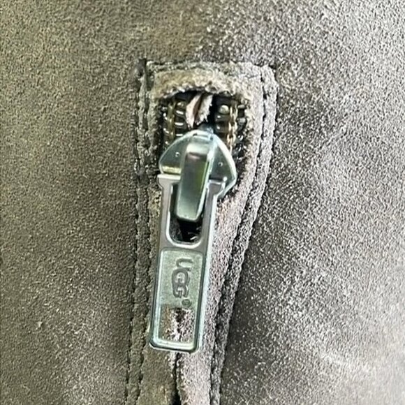 UGG Suede Partial Zip Riding Boot SZ6 Lagen Money Boho Chic Haute Hippie Boho C - Picture 6 of 16